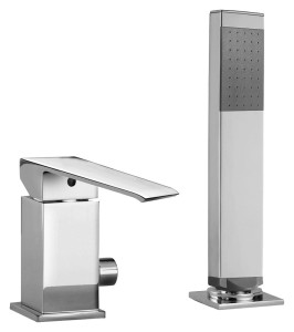 Paffoni Level LES041CR bateria wannowa 2-otworowa jednouchwytowa chrom  