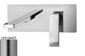 Paffoni Level LES104ST bateria umywalkowa podtynkowa jednouchwytowa stal szczotkowana