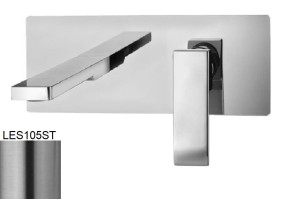 Paffoni Level LES105ST bateria umywalkowa podtynkowa jednouchwytowa stal szczotkowana