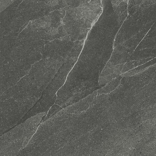 Płytka gresowa imitująca kamień w kolorze grafitowym Italgraniti Shale Ash Naturale SL0412 120x120