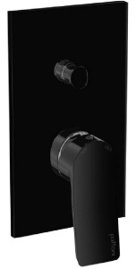 Paffoni Tilt TI015NO bateria prysznicowa podtynkowa 2-drożna jednouchwytowa czarna