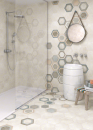 Vives Hexágono Rift Blanco 23x26,6 płytka gresowa heksagonalna