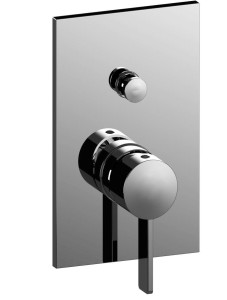 Paffoni Rock RO015CR bateria prysznicowa podtynkowa 2-drożna jednouchwytowa chrom    