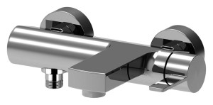 Paffoni Rock RO022CR bateria wannowa ścienna jednouchwytowa chrom    