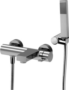 Paffoni Rock RO023CR bateria wannowa ścienna jednouchwytowa chrom    