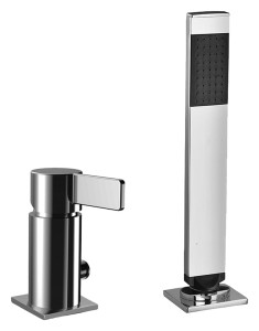 Paffoni Rock RO041CR bateria wannowa 2-otworowa jednouchwytowa chrom   