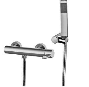 Paffoni Rock RO168DCR bateria prysznicowa ścienna jednouchwytowa chrom  