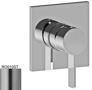 Paffoni Rock RO010ST bateria prysznicowa podtynkowa jednouchwytowa stal szczotkowana