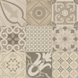 Baldocer Krabi Mix Bone 60x60 płytki patchworkowe gresowe 