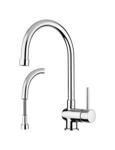 Paffoni Stick SK185CR bateria kuchenna stojąca jednouchwytowa chrom    