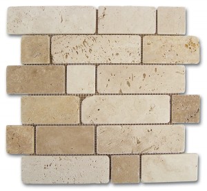 Dune Mosaico Travertino Brick 30,5x30,5 184996 mozaika dekoracyjna rustykalna