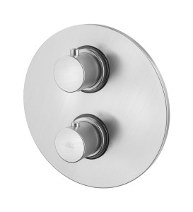 Paffoni Stick LIQ019CR bateria prysznicowa podtynkowa termostatyczna 3-drożna dwuuchwytowa chrom     