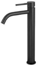 Paffoni Light LIG081KNO bateria umywalkowa wysoka stojąca jednouchwytowa czarna