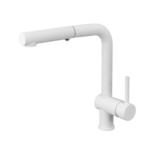 Paffoni Light LIG285BO bateria kuchenna stojąca jednouchwytowa biała