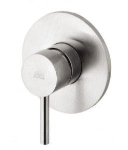 Paffoni Light LIG010ST bateria prysznicowa podtynkowa jednouchwytowa stal szczotkowana