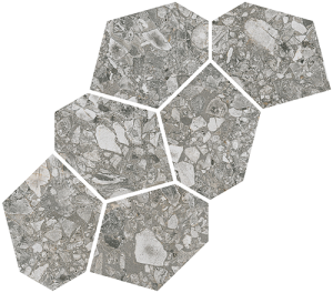 Vives Ceppo Di Gre Mosaico Aymaras Cemento 24,2x39,5 mozaiki kamienne gresowe 