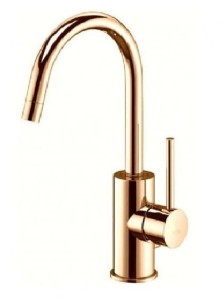 Paffoni Light LIG078KHG bateria umywalkowa stojąca jednouchwytowa złota 