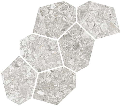 Vives Ceppo Di Gre Mosaico Aymaras Gris 24,2x39,5 mozaiki gresowe imitująca lastryko