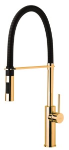 Paffoni Light LIG179HGNO bateria kuchenna stojąca jednouchwytowa złota