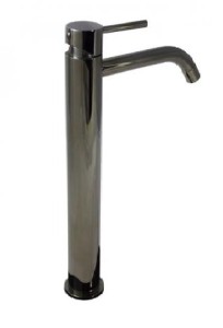 Paffoni Light LIG081NKN bateria umywalkowa wysoka stojąca jednouchwytowa czarny nikiel