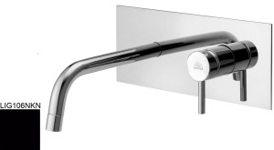 Paffoni Light LIG106NKN bateria umywalkowa podtynkowa jednouchwytowa czarny nikiel