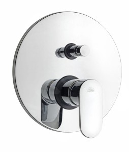 Paffoni Candy CA015CR bateria prysznicowa podtynkowa 2-drożna jednouchwytowa chrom  