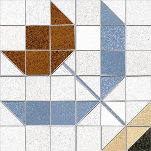 Vives Seine Sedar-R Azul 20x20 płytki patchworkowe gresowe