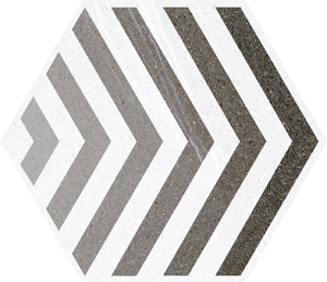  Vives Seine Hexágono Lacroix Gris 23x26,6 płytki patchworkowe gresowe  