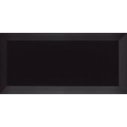 Ribesalbes Ceramica Bisel Negro Brillo 10x20 płytka ścienna