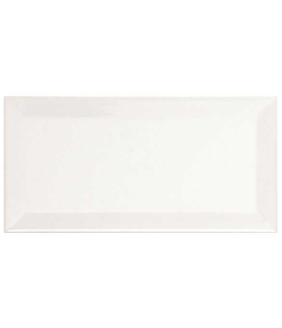 Fabresa Bevelled Blanco Biselado Brillo 10x20 płytka ścienna