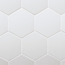 Decus Hexagon Liso Blanco Mate 17x15