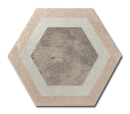 Hexágono Bushmills Multicolor 23x26,6