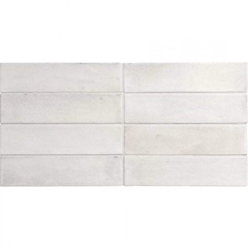 Equipe Coco White Matt 5x15 podłogowe płytki cegiełki