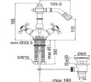 Paffoni Belinda FBLV135BR