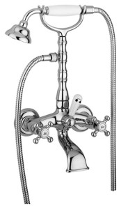 Paffoni Belinda FBLV023CR bateria wannowa ścienna dwuuchwytowa chrom