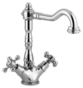 Paffoni Belinda FBLV075CR bateria umywalkowa stojąca dwuuchwytowa chrom