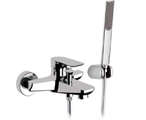 Daniel Rubinetterie Infinity IR610CR bateria wannowa ścienna jednouchwytowa chrom 