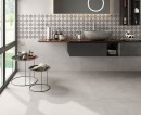 Sintesi Flow White 60x60 płytki gresowe imitujące beton
