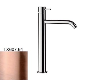 Daniel Rubinetterie Tokyo TX607B.64 bateria umywalkowa wysoka stojąca jednouchwytowa miedziana