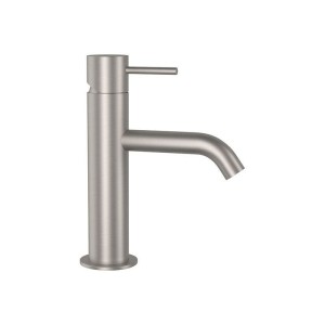 Daniel Rubinetterie Tokyo Steel SSTX606 bateria umywalkowa stojąca jednouchwytowa inox 