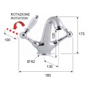 Daniel Rubinetterie Retro RT5112LCR