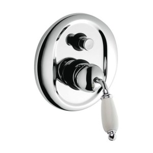 Daniel Rubinetterie Retro RT612CR bateria prysznicowa podtynkowa 2-drozna jednouchwytowa chrom 