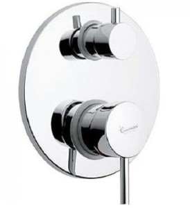 Emmevi Rubinetterie Piper 45029CR bateria prysznicowa podtynkowa 3-drożna jednouchwytowa chrom   