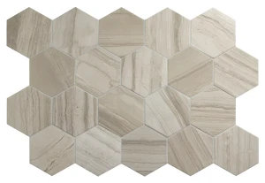 Equipe Lithos Beige 11,6x10,1 płytki gresowe heksagonalne imitujące kamień