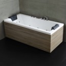 Wanna z hydromasażem GE108E 80x170 z drewnianą obudową