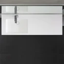 StoneArt podwieszana umywalka konglomeratowa LP4514L 140x48 matowa