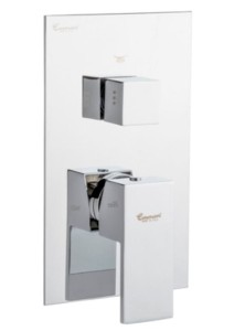 Emmevi Rubinetterie Siris 47029CR bateria prysznicowa podtynkowa 3-drożna jednouchwytowa chrom   