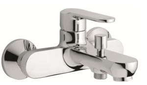 Emmevi Rubinetterie Nefer 77001CR bateria wannowa ścienna jednouchwytowa chrom 