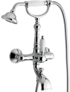 Emmevi Rubinetterie Laguna 40011CR bateria wannowa ścienna jednouchwytowa chrom 