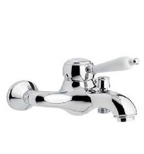 Emmevi Rubinetterie Laguna 40061CR bateria wannowa ścienna jednouchwytowa chrom  